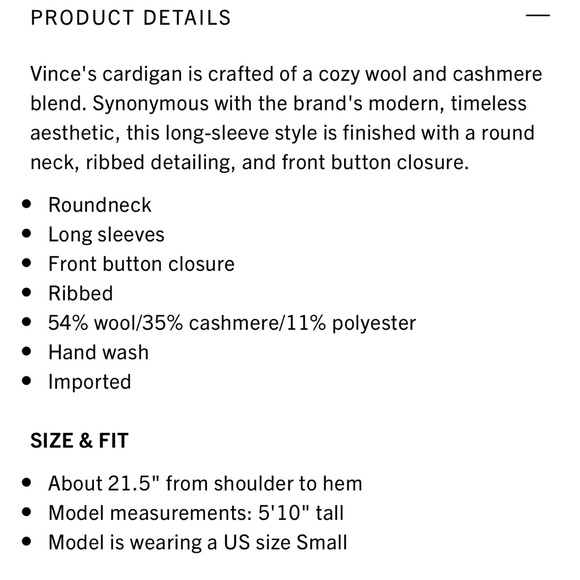 Vince Ribbed Button-Front Cardigan - Picture 10 of 11